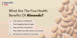 Netaji Almonds in a wooden bowl – rich source of vitamin E and healthy fats for daily nutrition.