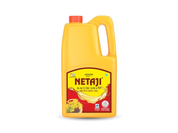 Netaji Kachi Ghani Mustard Oil 5 Litre Jar cold pressed cooking oil