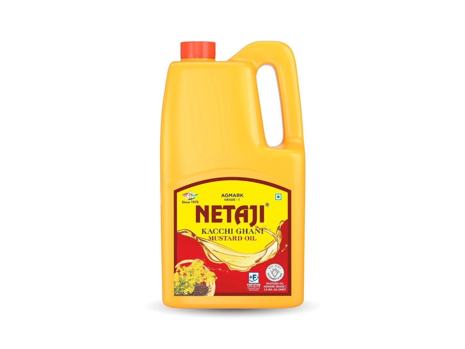 Netaji Kachi Ghani Mustard Oil 5 Litre Jar cold pressed cooking oil
