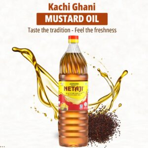 Good, Pure And Heathy Netaji kachi Ghani Mustard Oil