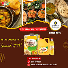 Netaji Double Filtered Groundnut Oil bottle – pure and healthy cooking oil for Indian recipes"
